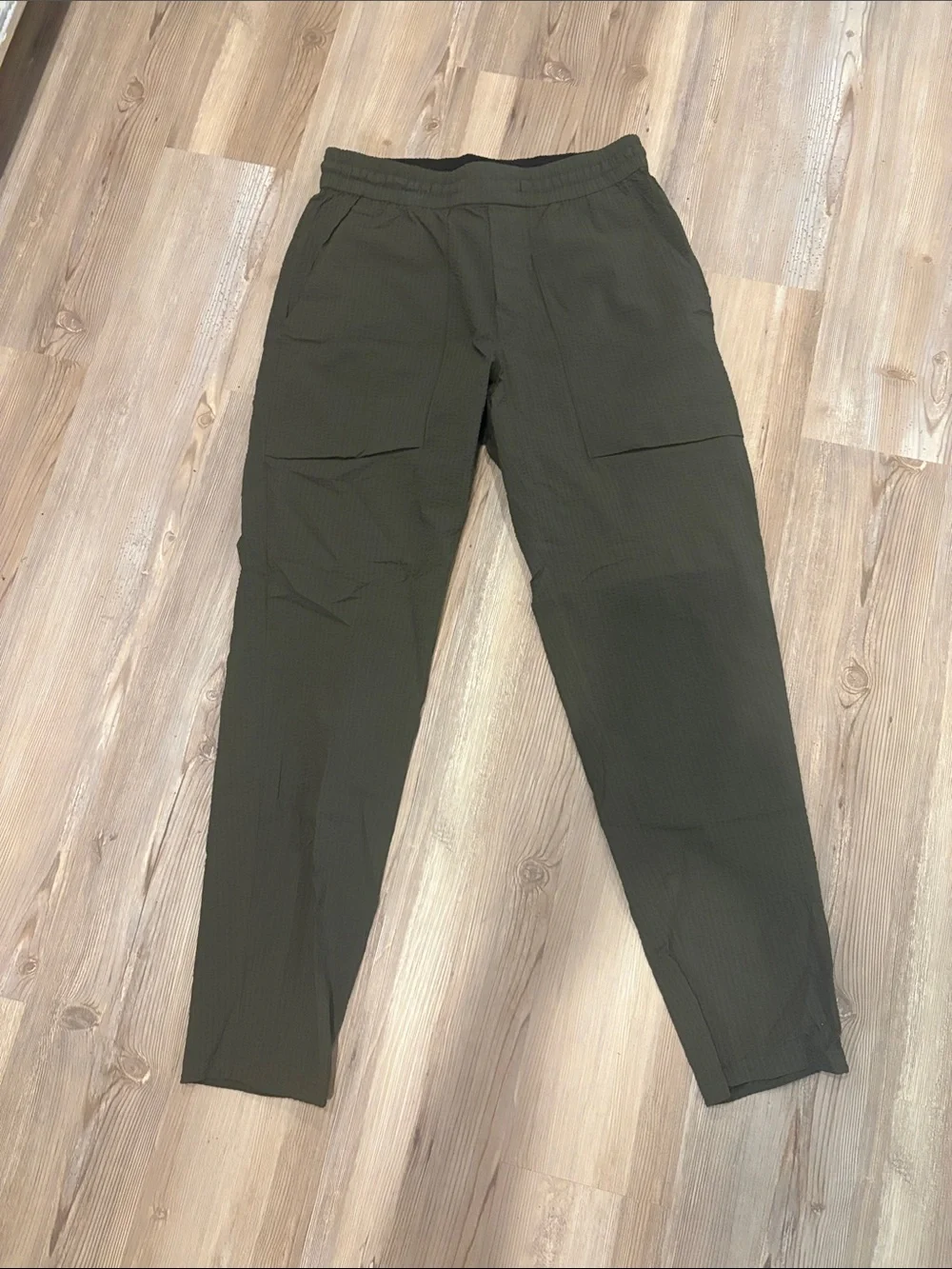 lululemon athletica Olive Green Cropped jogger Cargo Pants